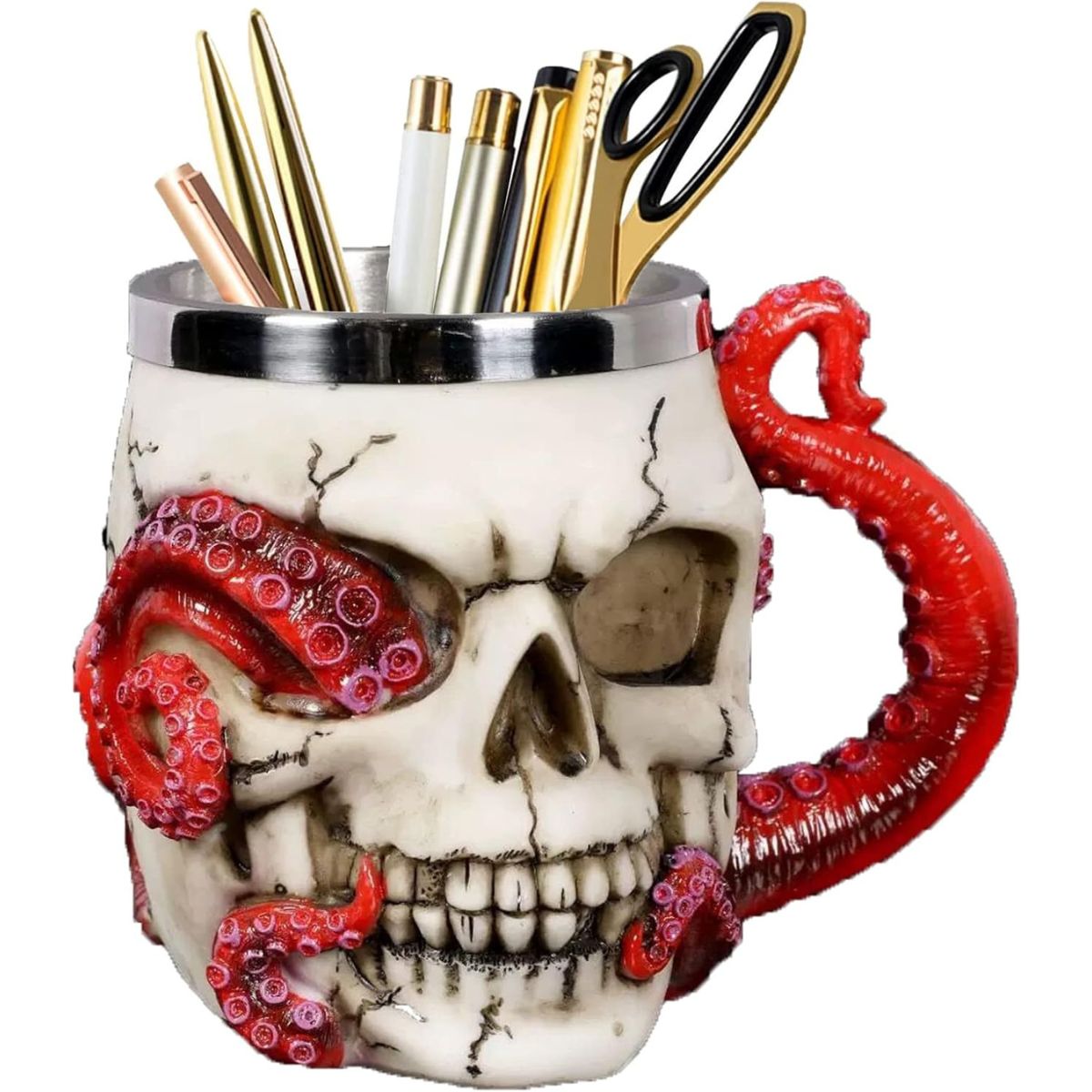 GENERICO - Jarra Medieval Kraken en Cráneo