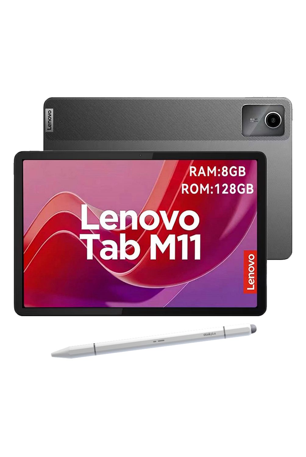 M11 タブレット 11インチ Android、12GB RAM 128GB LENOVO Tablet Lenovo M11 K10 8GB+128GB WiFi 11+Teclado Púrpura+