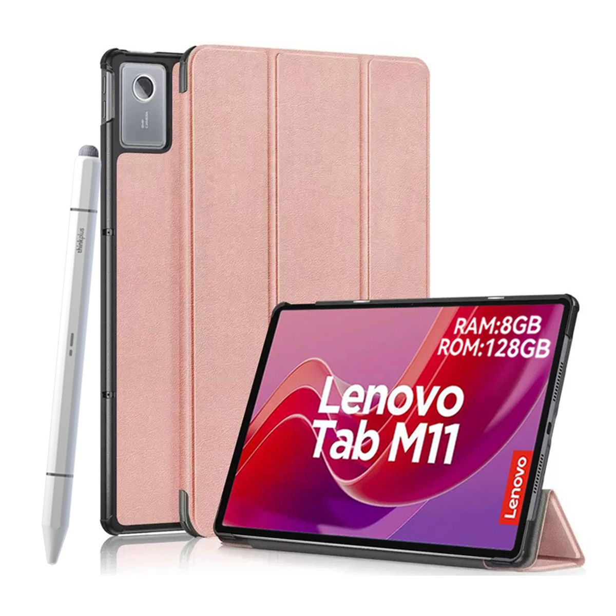 LENOVO - Tablet Lenovo M11 8GB+128GB WiFi + Lápiz + Case Dorado