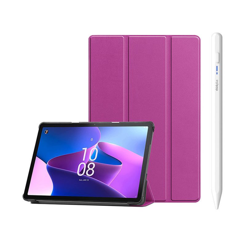 LENOVO - Tablet Lenovo Pad 2024 8GB+128GB WiFi  Gris y Bolígrafo táctil y Funda protectora.