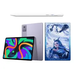 LENOVO - Tablet Pad 2024 8GB+128GB WiFi Púrpura y Bolígrafo táctil y Funda protectora.