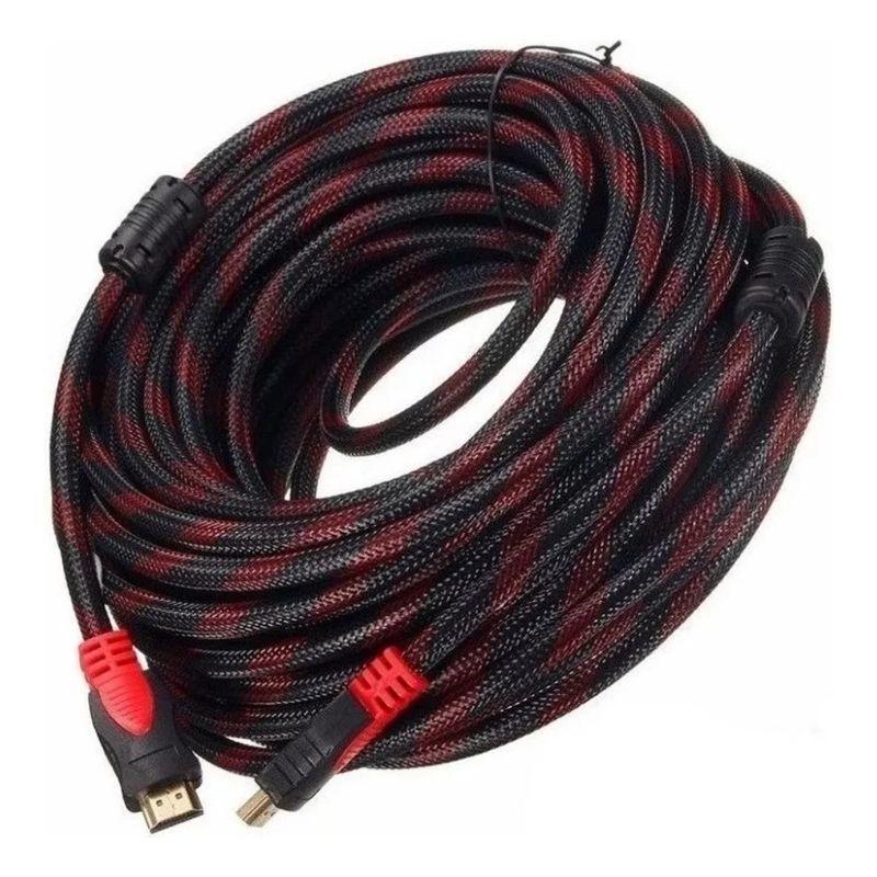 ROZENBERG SPA - Cable Hdtv 15 Metros Full Hd Blindado,enmallado Y Reforzado