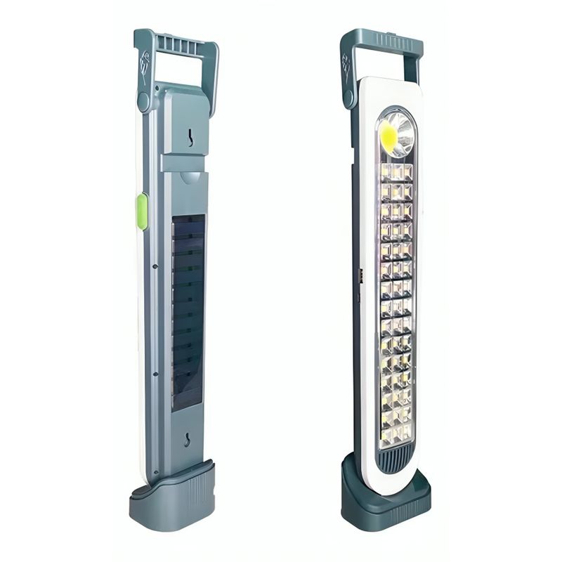 GENERICO - Lámpara De Barra Solar Foco Luz Emergencia Recargable 45 Led