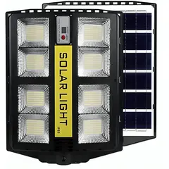 GENERICO - Lampara Poste Con Panel Solar 200w