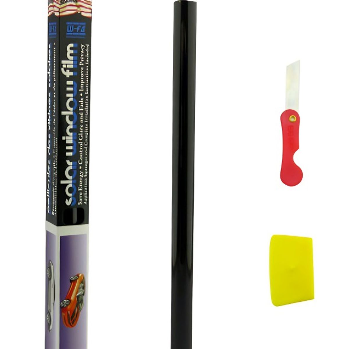 GENERICO - PAPEL POLARIZADO PARA AUTO BLACK W-FA 50CMX3MTS