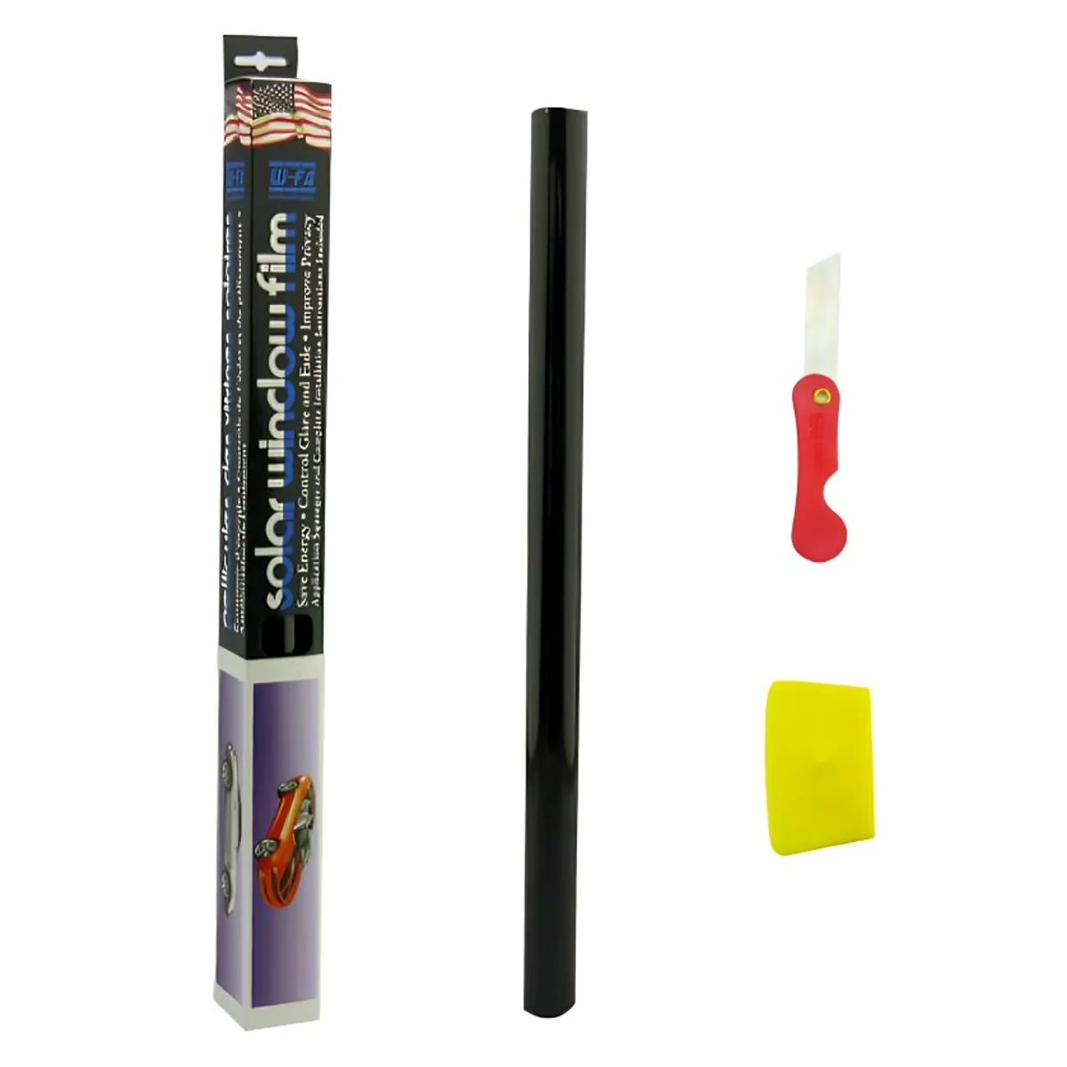 GENERICO - PAPEL POLARIZADO PARA AUTO BLACK W-FA 50CMX3MTS