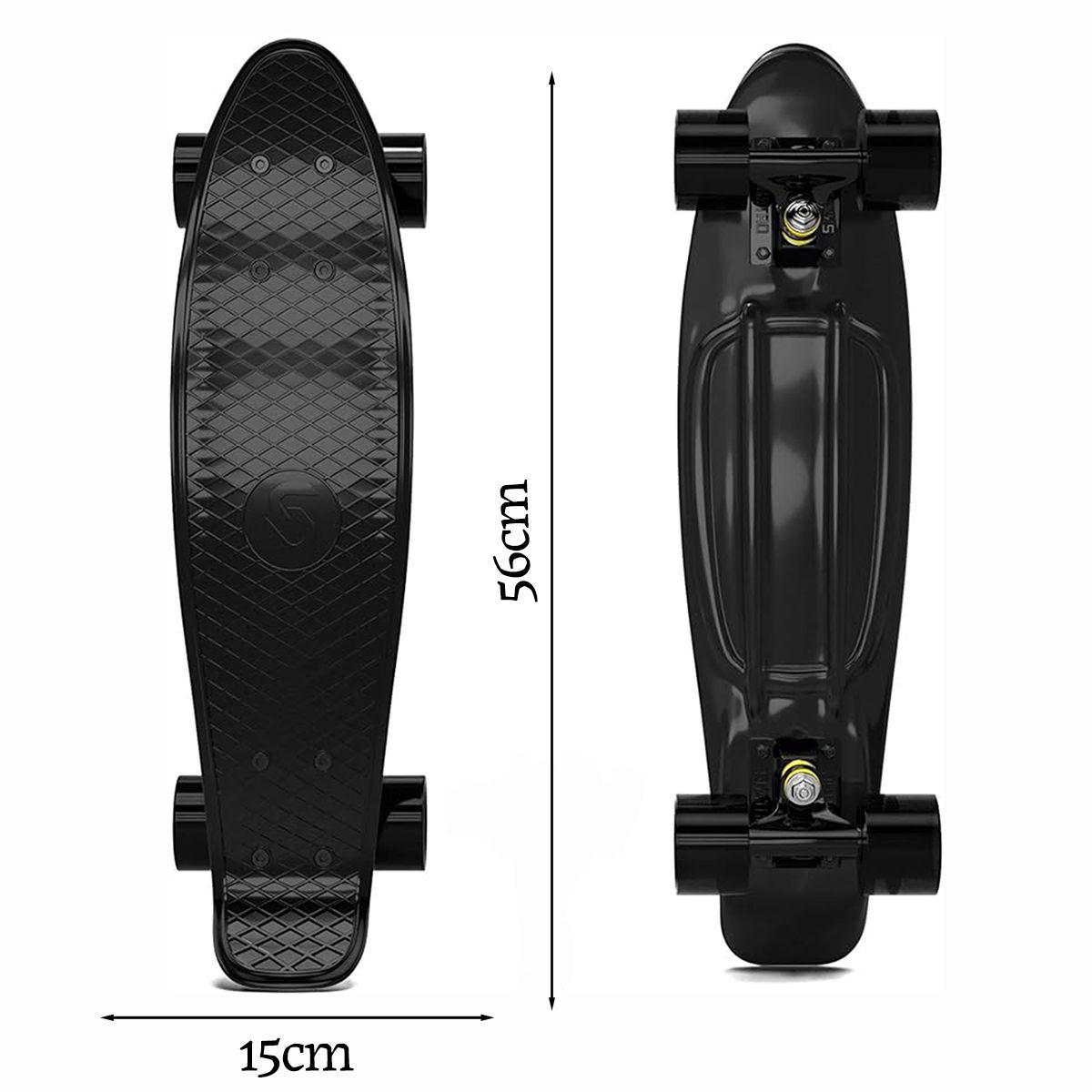 GENERICO - Completa Para Principios Y Profesionales Monopatín -Negro