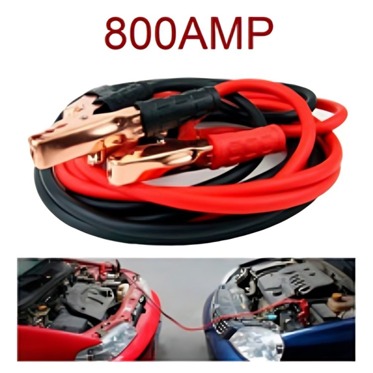 GENERICO - CABLE PUENTE AUXILIAR DE BATERIA AUTO 800AMP
