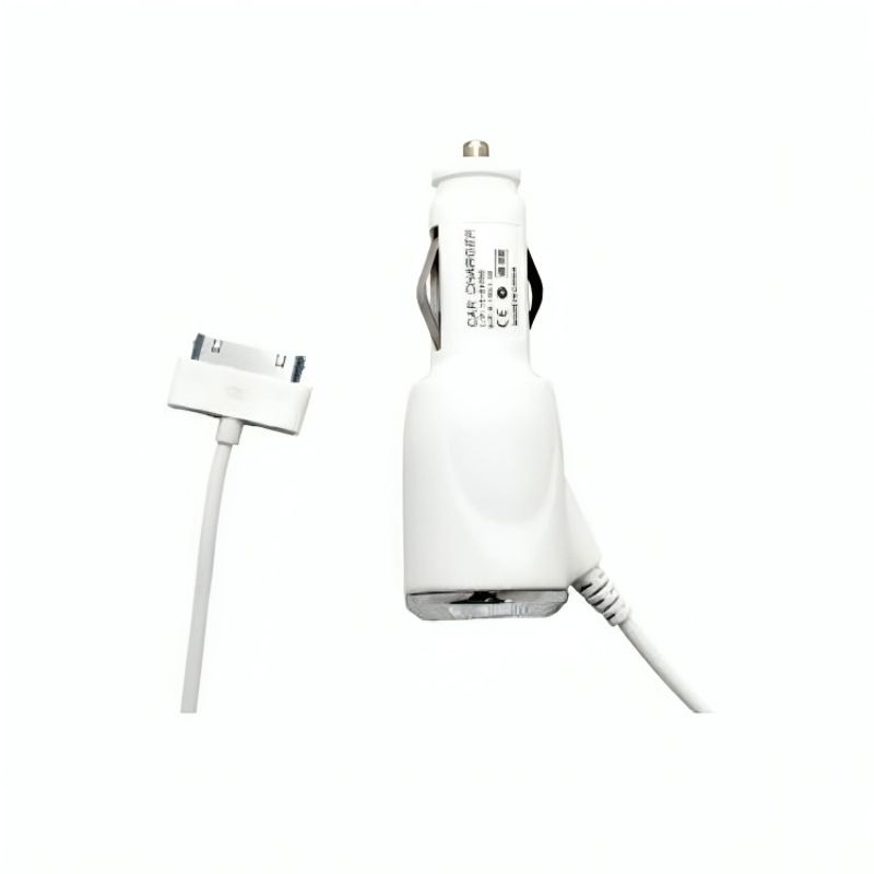 GENERICO - CARGADOR AUTO DOBLE USB CON PANT LED
