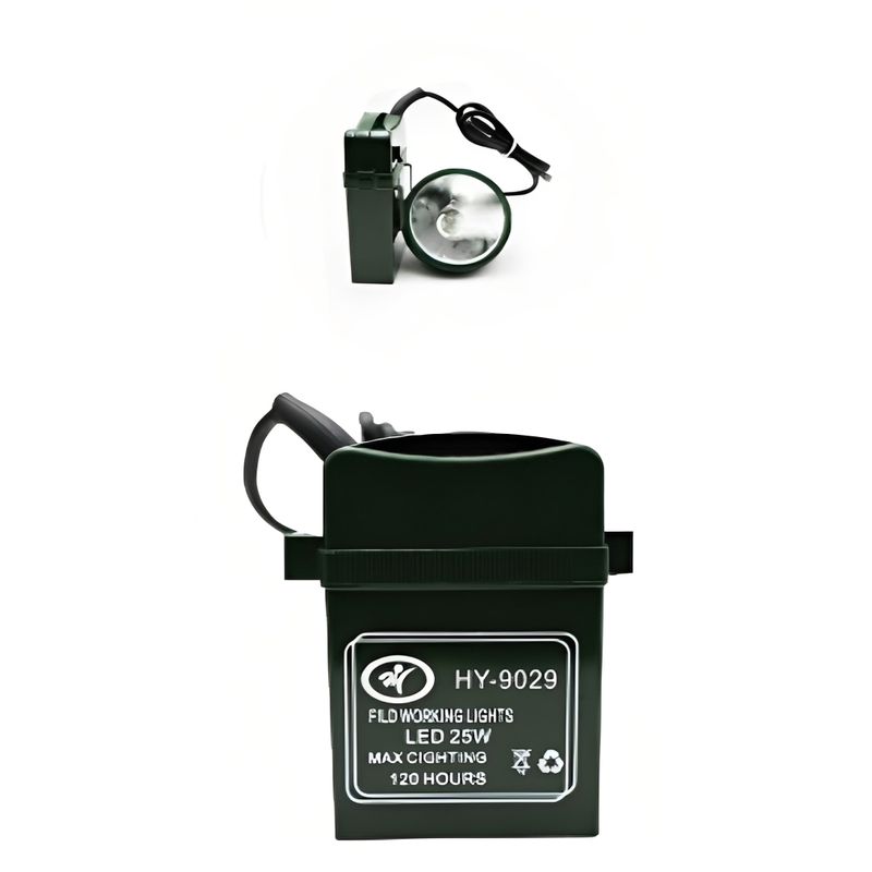 GENERICO - Linterna Minero Led Foco Recargable 25w