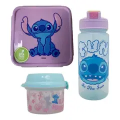 GENERICO - Pack Botella 400ml + Hermético 500ml + Porta Snack