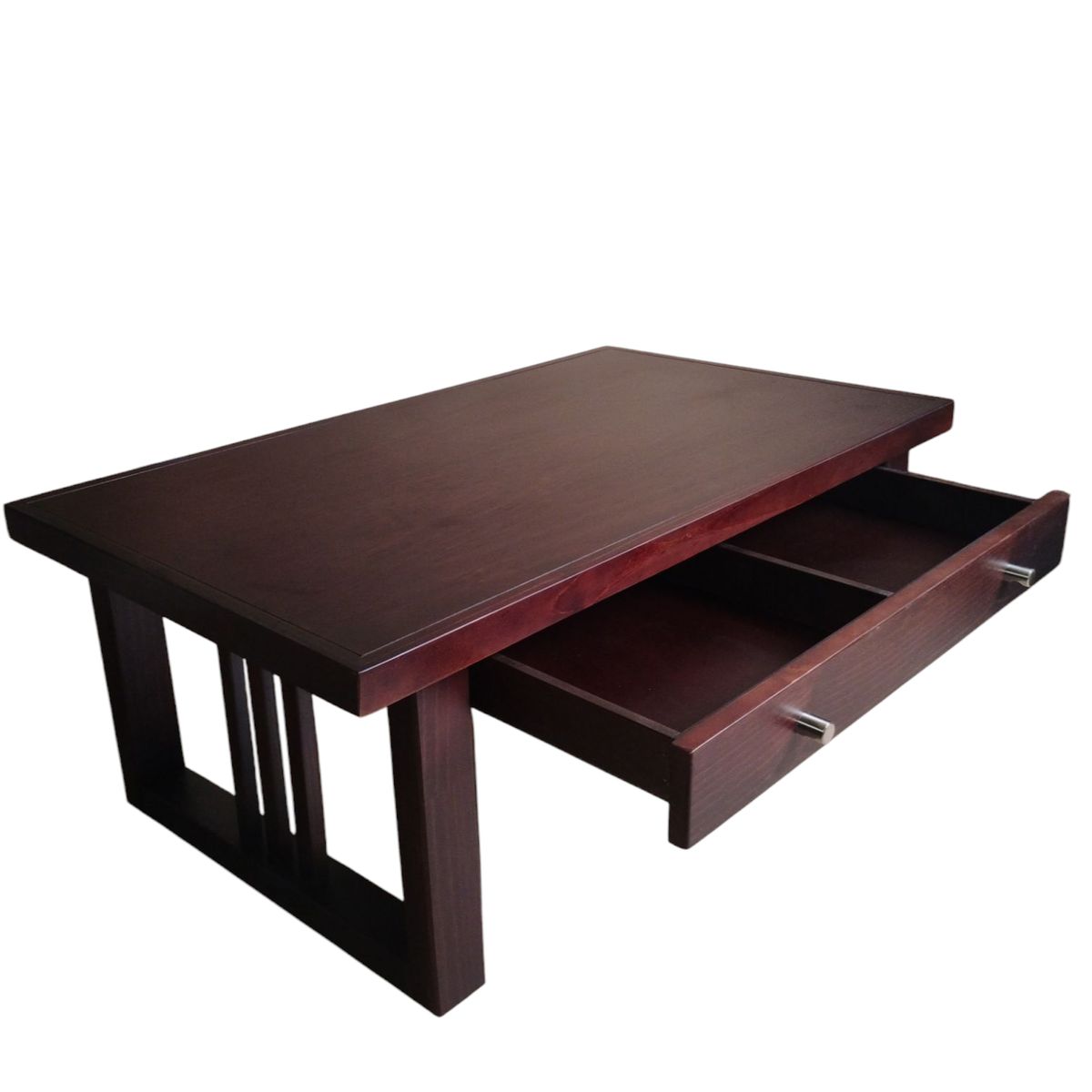 GENERICO - Mesa de centro de 1000 modelo Caburgua color Chocolate.