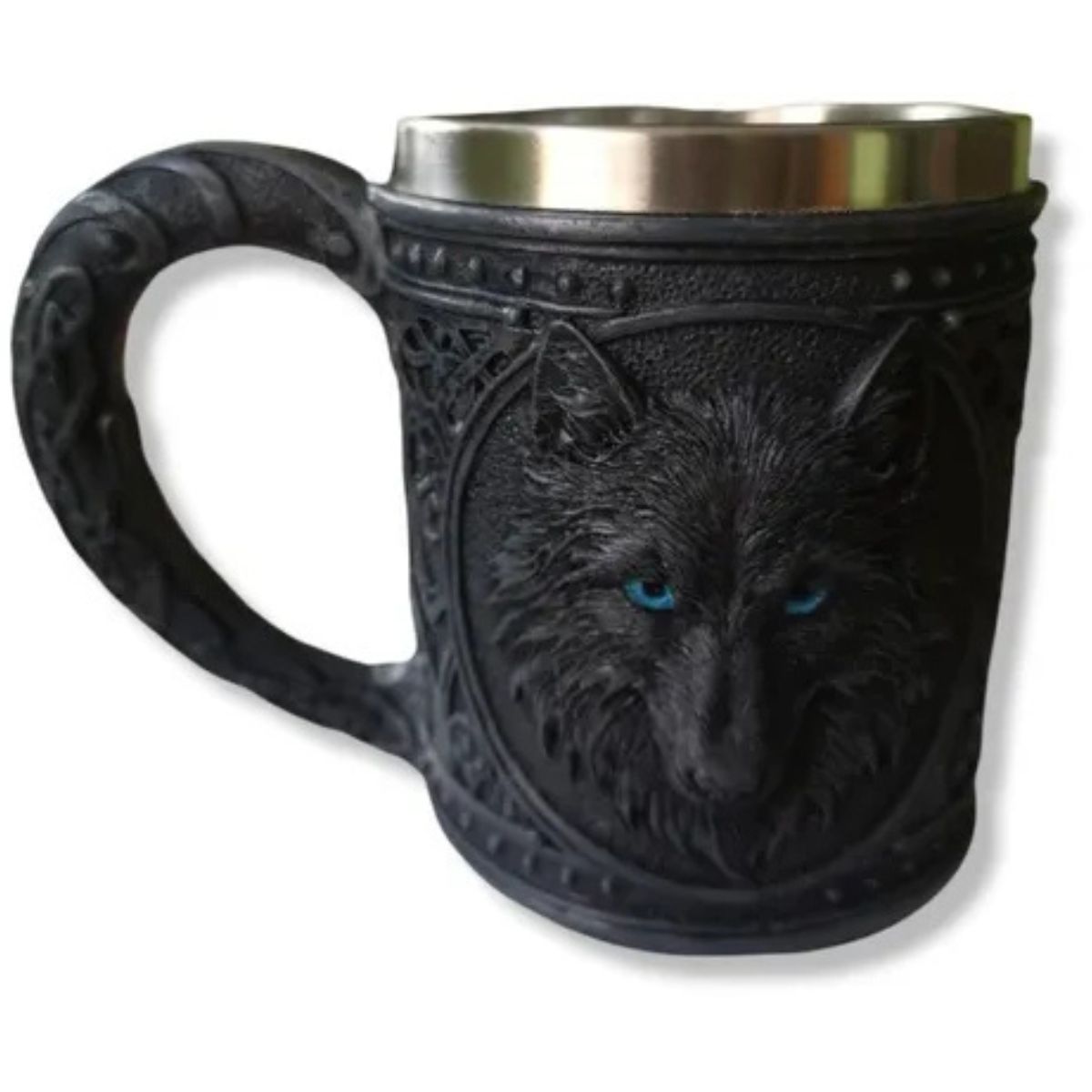 GENERICO - Jarra Medieval Lobo Oscuro