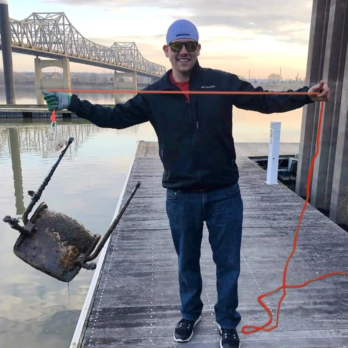 KUANGYE - Imán 227kg Doble Potente Redondo Cilíndrico Neodimio Pesca