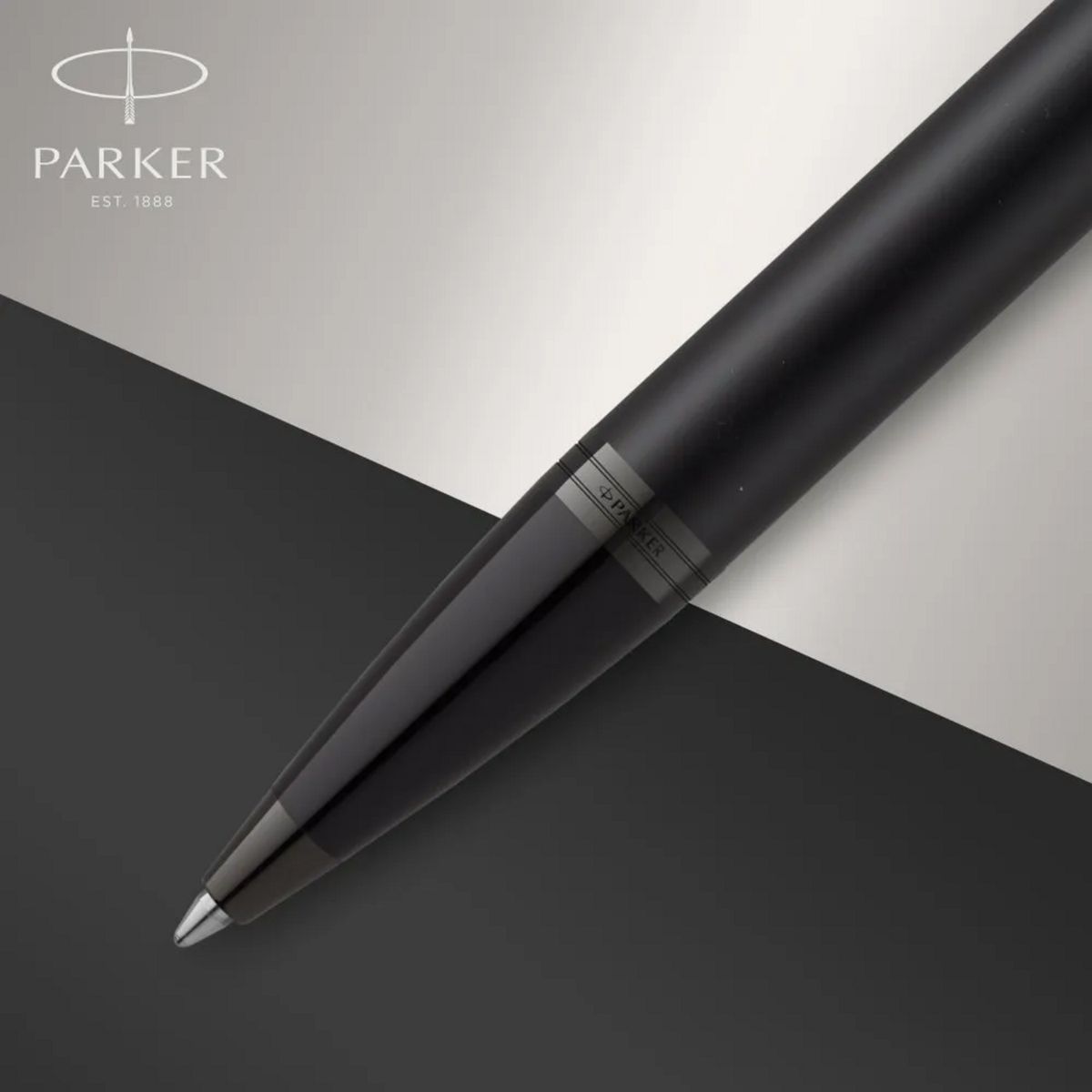PARKER - Boligrafo Parker IM Achromatic Negro Mate Tinta Negra