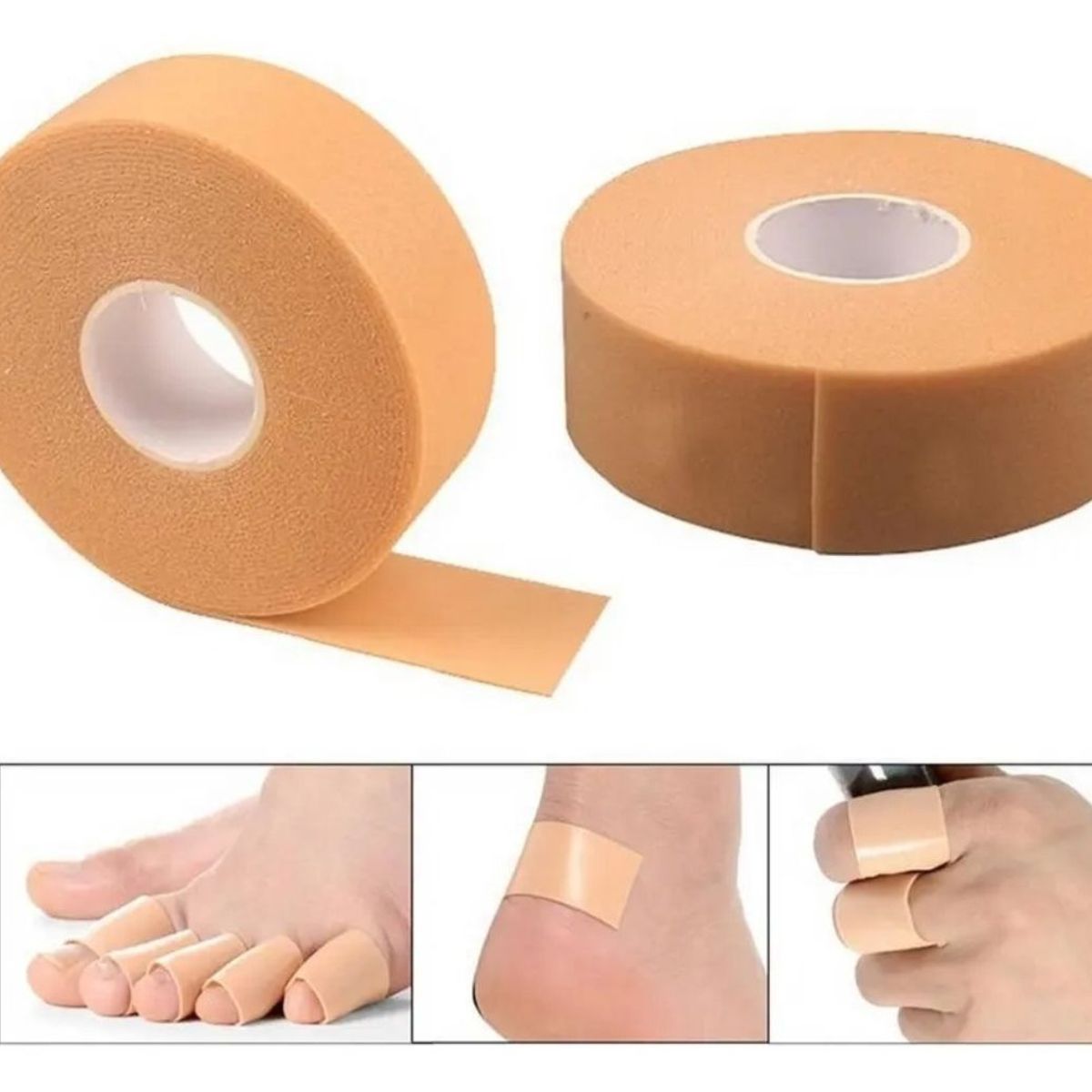 GENERICO - Cinta Parche Curita Protectora De Pies Dedos Talón Callos