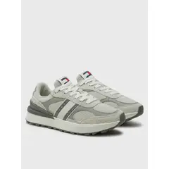 TOMMY HILFIGER - Zapatillas Tech Runner Gris Tommy Jeans