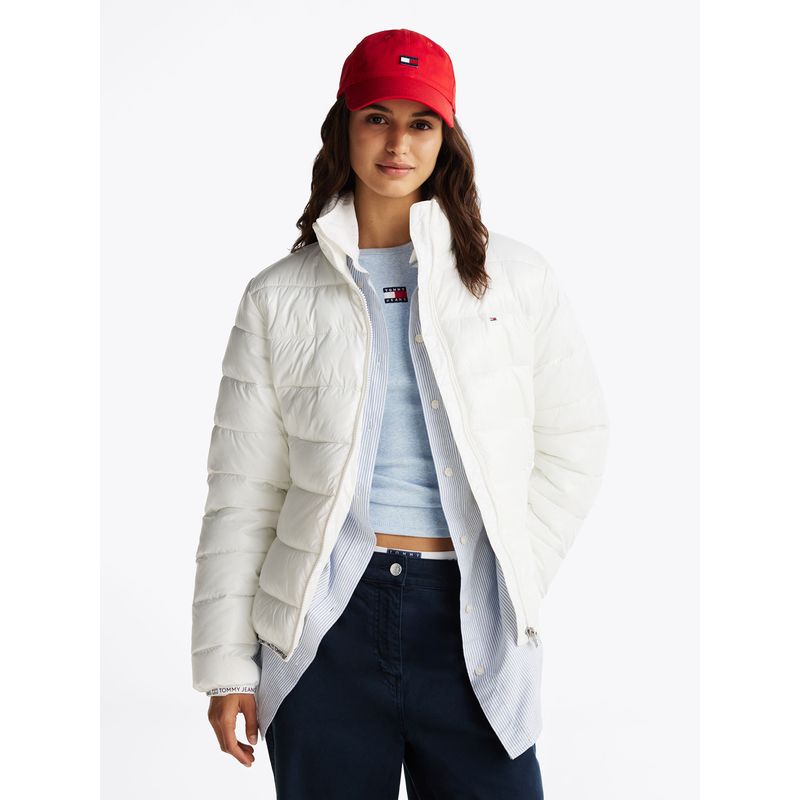 TOMMY HILFIGER - Parka Acolchada Essential Blanco Tommy Jeans