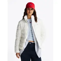TOMMY HILFIGER - Parka Acolchada Essential Blanco Tommy Jeans
