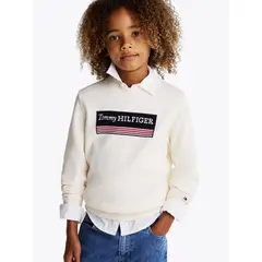 TOMMY HILFIGER - Sweater Con Logo 1985 Collection Blanco