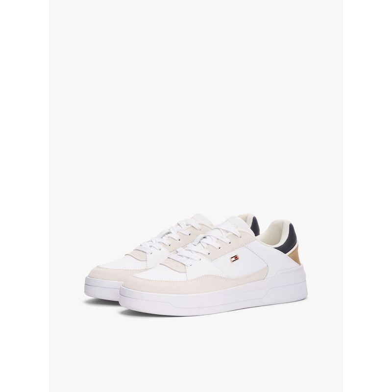 TOMMY HILFIGER - Zapatillas Essential Basket Metallic Blanco Tommy Hilfiger