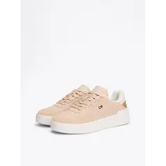 TOMMY HILFIGER - Zapatillas Essential Basket Metallic Beige