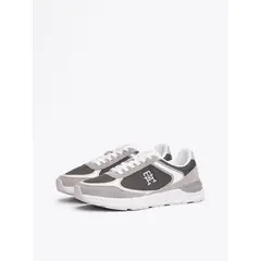 TOMMY HILFIGER - Zapatillas Casual Fashion Runner Mix Gris