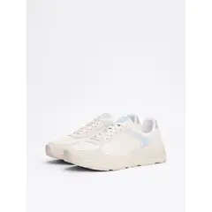 TOMMY HILFIGER - Zapatillas Casual Fashion Runner Mix Blanco