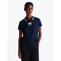 TOMMY HILFIGER - Polo Varsity Regular Fit Azul