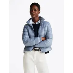 TOMMY HILFIGER - Parka Acolchada Feminine Gloss Celeste