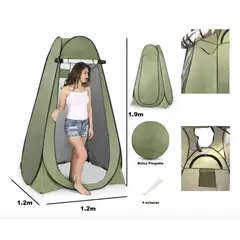 MOMO - Carpa Caseta D Baño Vestidor Portátil Para Camping 1 Persona