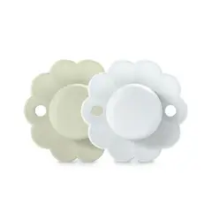 SUAVINEX - CHUPETE FISIOLÓGICO SILICONA 0-6M 2U WONDER AQUA-BLUE