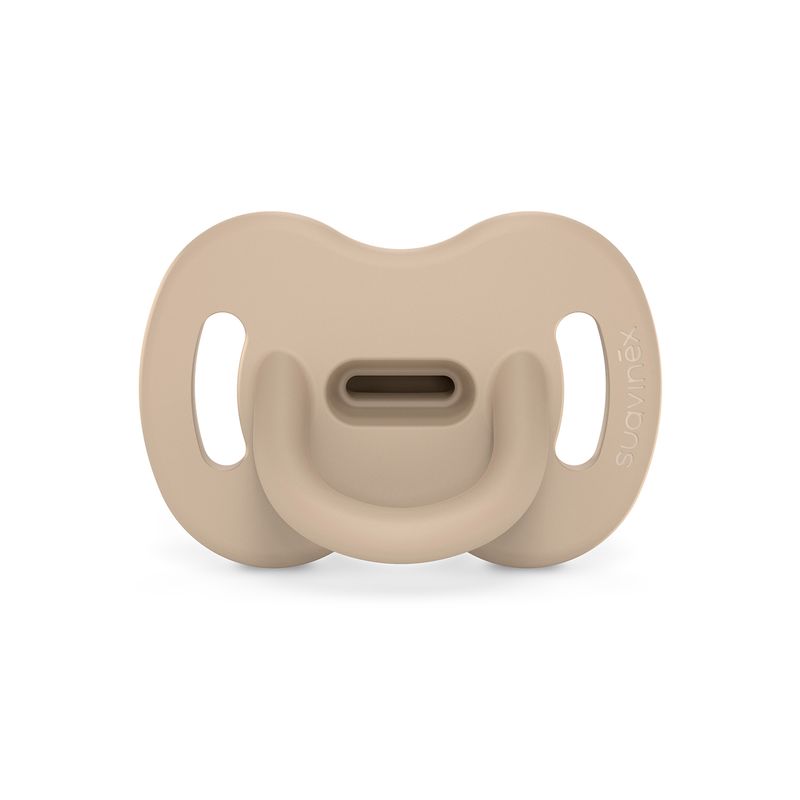 SUAVINEX - CHUPETE TODOSILICONA FISIOLÓGICO 6-18M SX PRO SOFT BEIGE