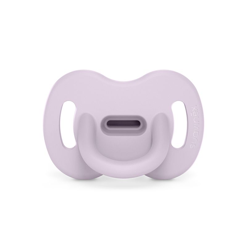 SUAVINEX - CHUPETE TODOSILICONA FISIOLÓGICO 6-18M SX PRO SOFT MORADO