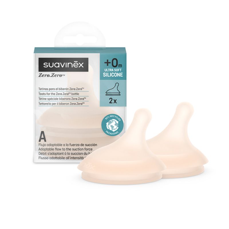 SUAVINEX - TETINA LACTANCIA ANTICÓLICO SILICONA TALLA A 2U FAIR