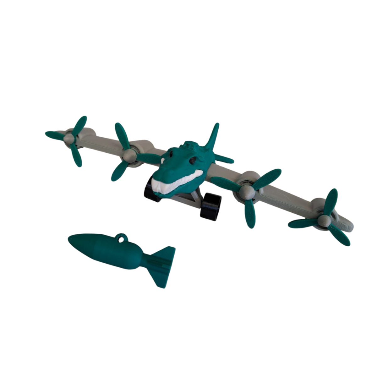 GENERICO - Bombardiro cocodilo figura articulada 3D