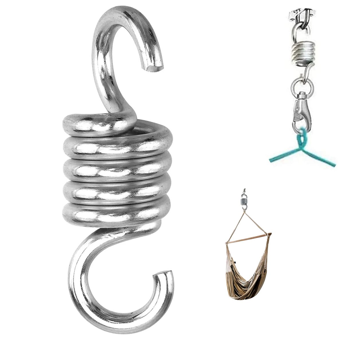 KUANGYE - Resorte Acero Inoxidable Para Hamacas Sillas Columpios