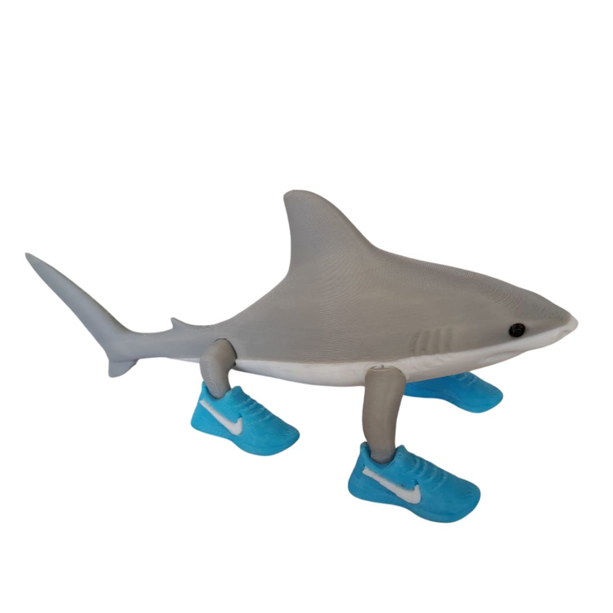 GENERICO - Tralalero tralala figura 3D con piernas articuladas