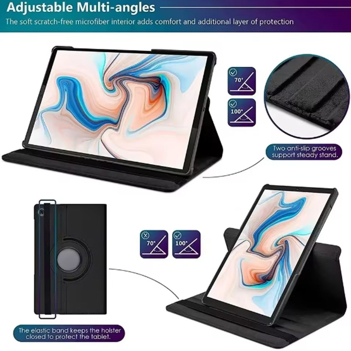 LENOVO - Tablet Lenovo K10C 4GB+64GB WiFi Negroy Pu Estuche-Negro