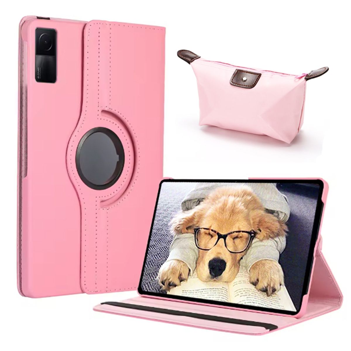 LENOVO - Tablet Lenovo K10C 4GB+64GB WiFi Negroy Pu Estuche-Rosa