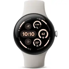GOOGLE - Pixel Watch 3 41mm Bluetooth - Polished Silver / Porcelain
