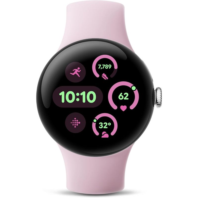 GOOGLE - Google Pixel Watch 3 41mm Bluetooth - Polished Silver / Rose