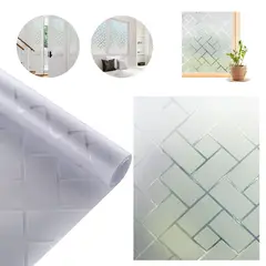KUANGYE - Película Opaca Para Ventana Estática Película De Cristal Adhesiva