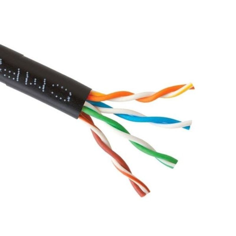 MALIK - Cable UTP Cat 6 100mt - Exterior, Blindado y Duradero