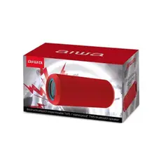 AIWA - Parlante Portátil 20W Bluetooth Impermeable TWS - Rojo