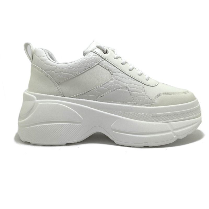 POZATINI - ZAPATILLA PLATAFORMA BLANCA LULA