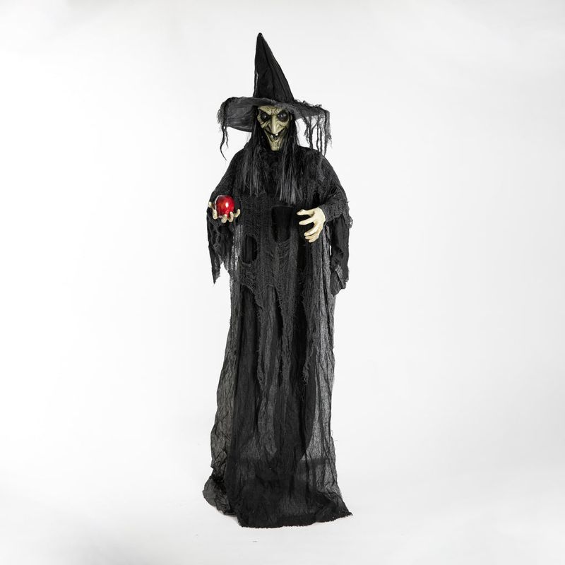 FRANK & MORTIS - Animatronic de Bruja con Manzana Frank & Mortis