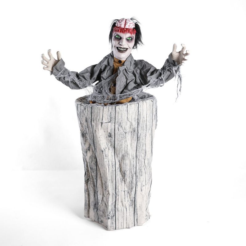 FRANK & MORTIS - Zombie Animado en Tronco  Frank & Mortis