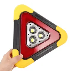MOVI - TRIANGULO DE EMERGENCIA RECARGABLE CON LUZ SOLAR LUZ LED