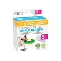Filtro Fuente Agua Flor 3 litros (5 Unidades) Gato.